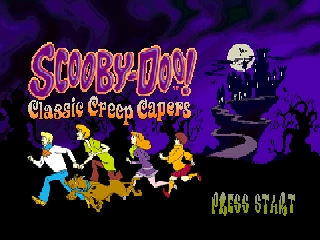 Scooby Doo Classic Creep Capers title screen for Nintendo 64